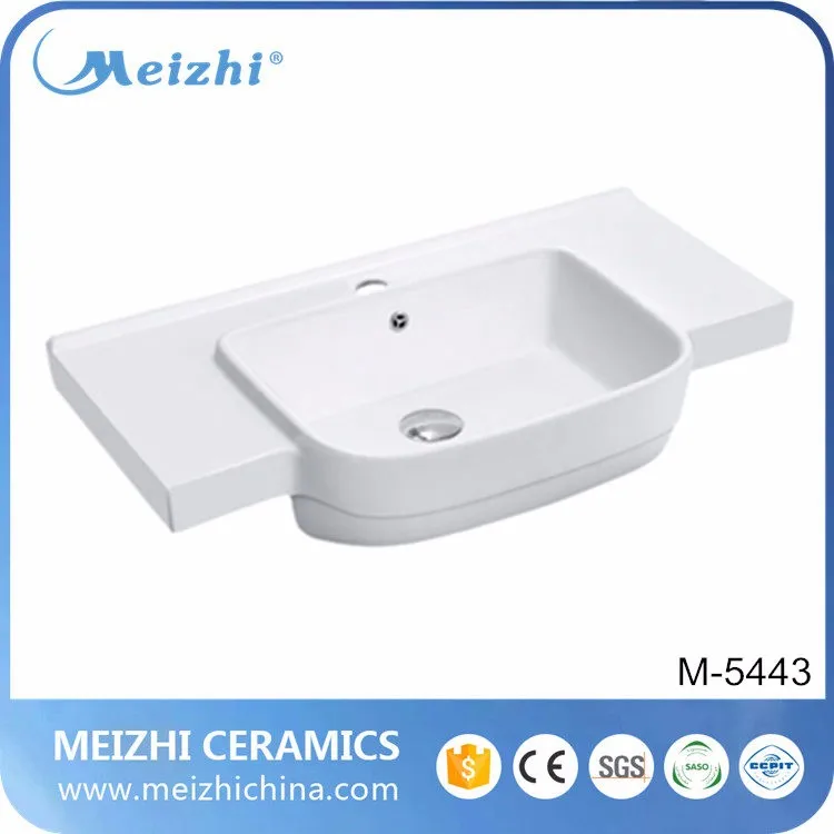 Chaozhou sanitaryware ceramic laundry sink with cabinet