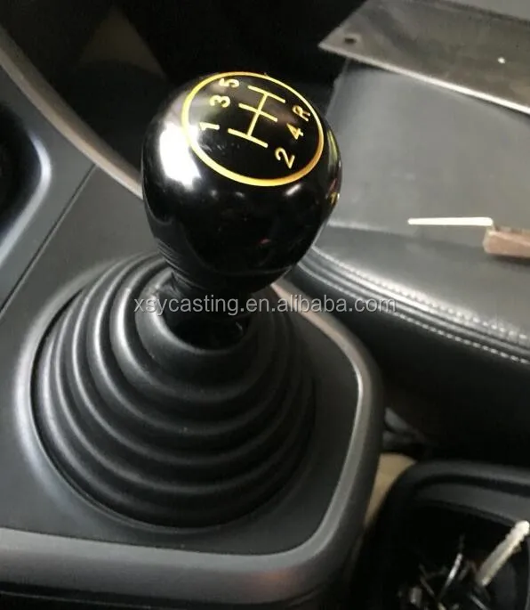 Car Titanium Gear Shift Knob Shifter Lever Head 5 Speed Handle Ball Cover Buy Titanium Gear