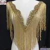 Beautiful crystal glass bling bling fringe dress cloth accessory material CL63748