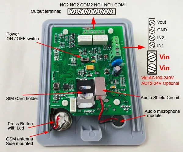 Gsm E-Com Intercomunicador