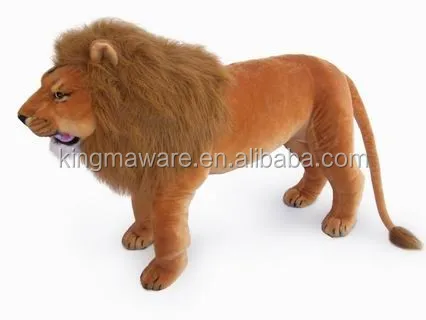 giant stuffed lion realistic