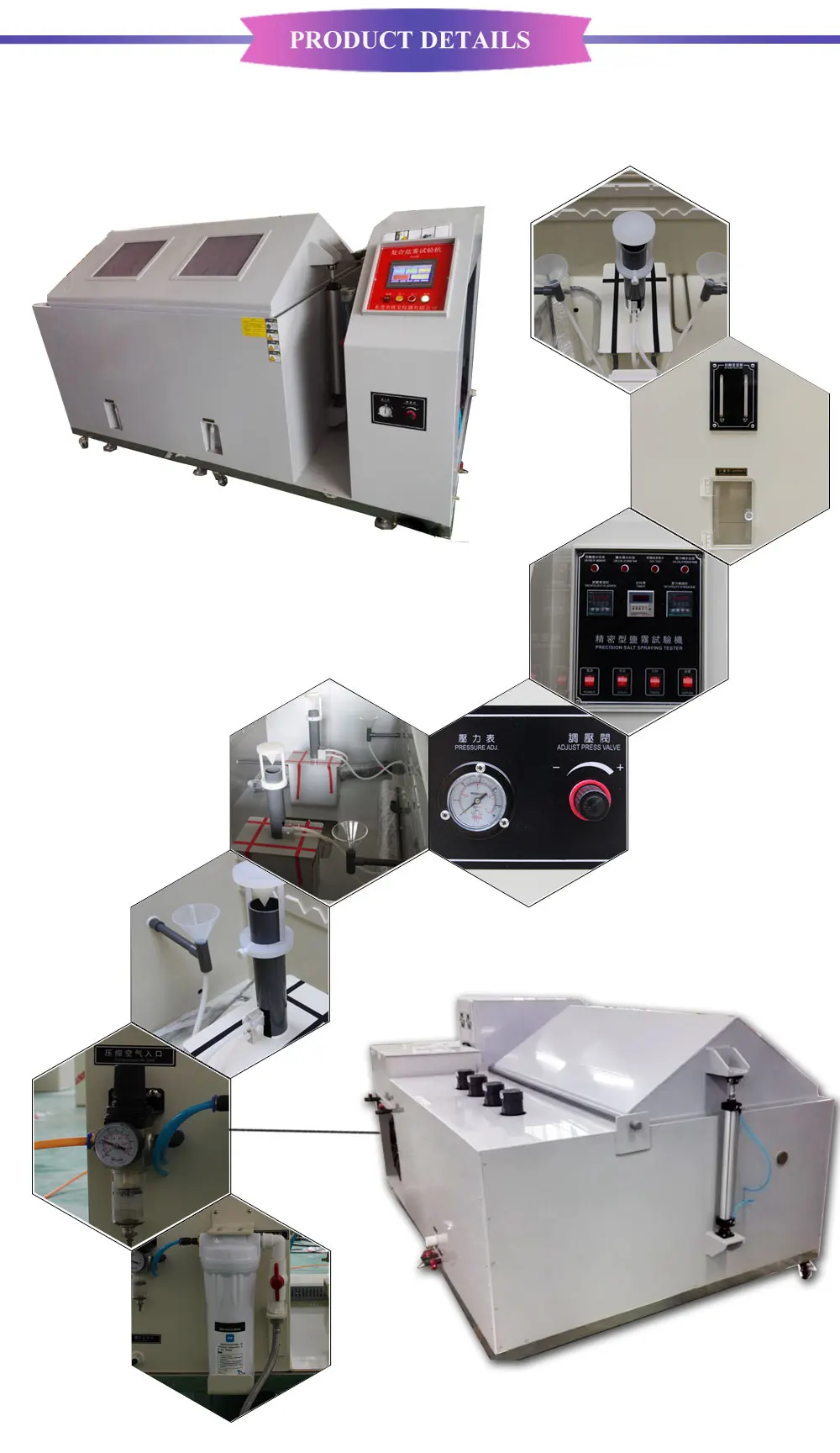 Programmable Environmental Humidity Temperature Composite Salt Spray Cyclic Corrosion Test Chamber