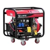 1.8KW 180A 3.2mm welding rod diesel welder generator with 4inch universal wheel