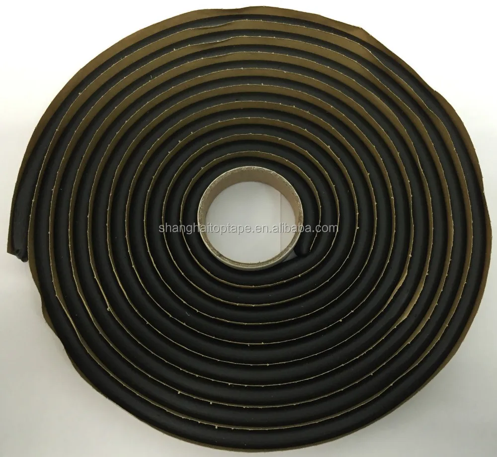 Toptape Automotive Butyl Sealer Round Tape Windshield Repair Tape For