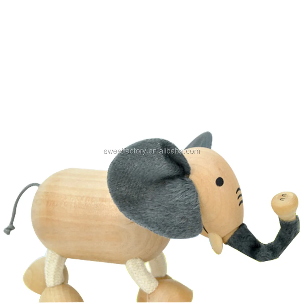 wooden elephant toy