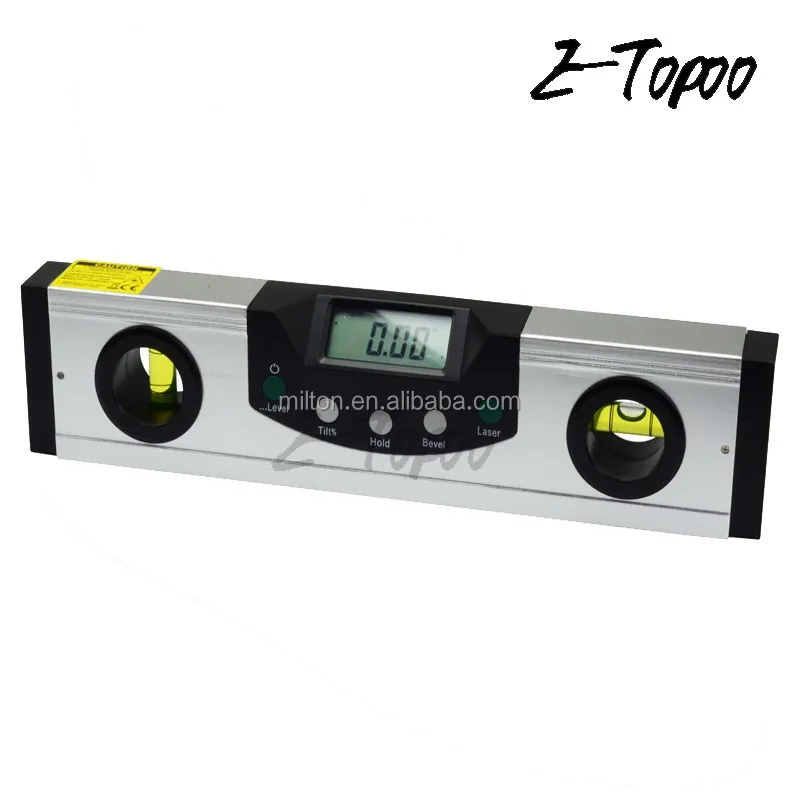 Livella Digitale E Goniometro 12 Pollici IP54 – Bolla Elettronica, Base Magnetica A V, Retroilluminazione LED, 4 Modalità Di Misura