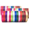 Ribbon factory wholesale custom solid color polyester single faced satin ribbon