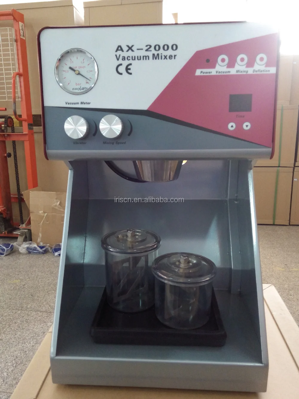 Dental Lab Equipment Plaster Mixers Ax2000c+ Vacuum Mixer With Two