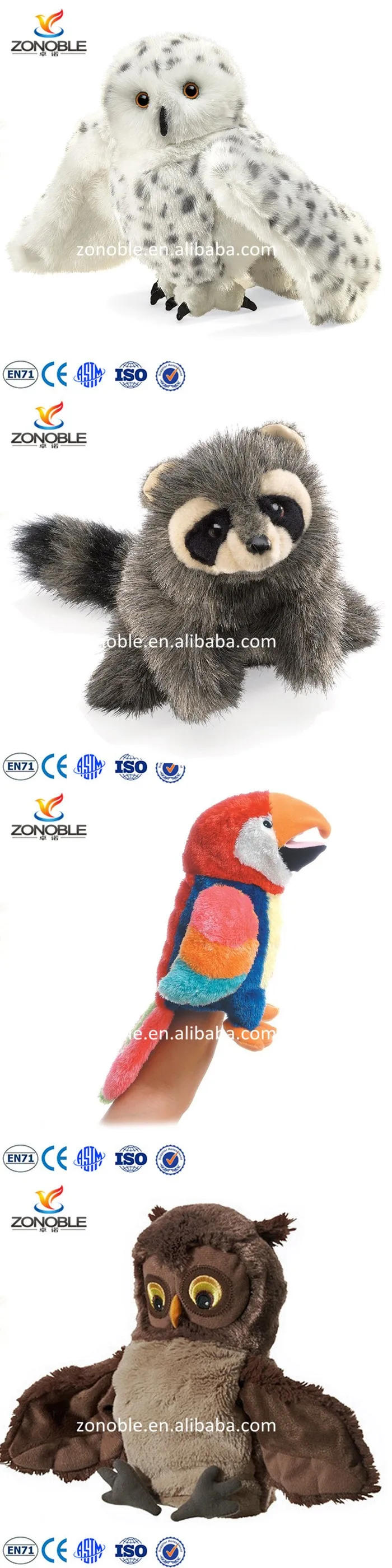 Lovely Design Stuffed Kids Puppet Theater Toys Cute Soft Cheap Plush