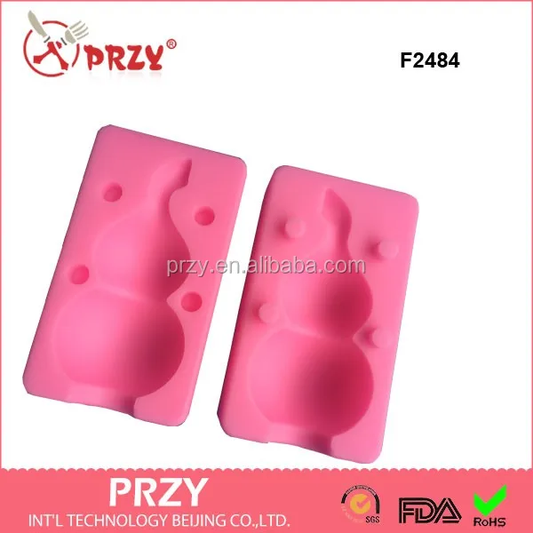 3D nonsticky fondant cake molds
