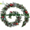factory supplier snow flocked christmas garlands