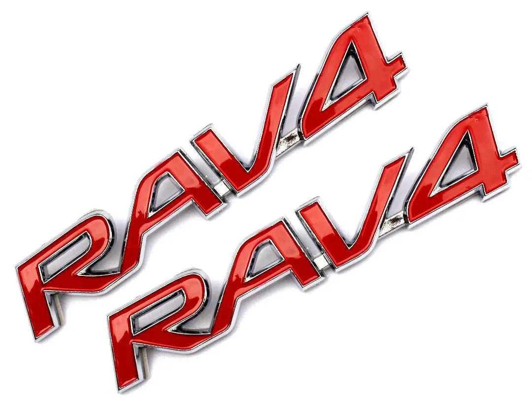Rav4 Logo Find Deals On Line At Alibaba Rav4 Full Red Chrome Badge Emblem Logo Fender Trunk Side Body Hood Chromed Decal Sticker