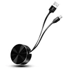USAMS US-SJ164 U-Bin Series 1m Aluminum Alloy Storage Type-C USB Charging Cable