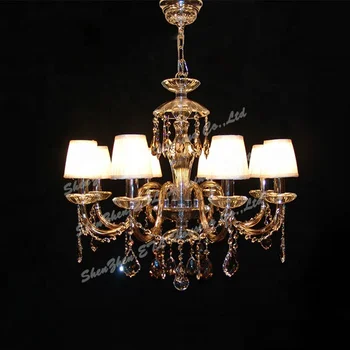 Luxury 8 Light Georgian Style Crystal Chandelier Lighting Crystal Chandelier Lighting