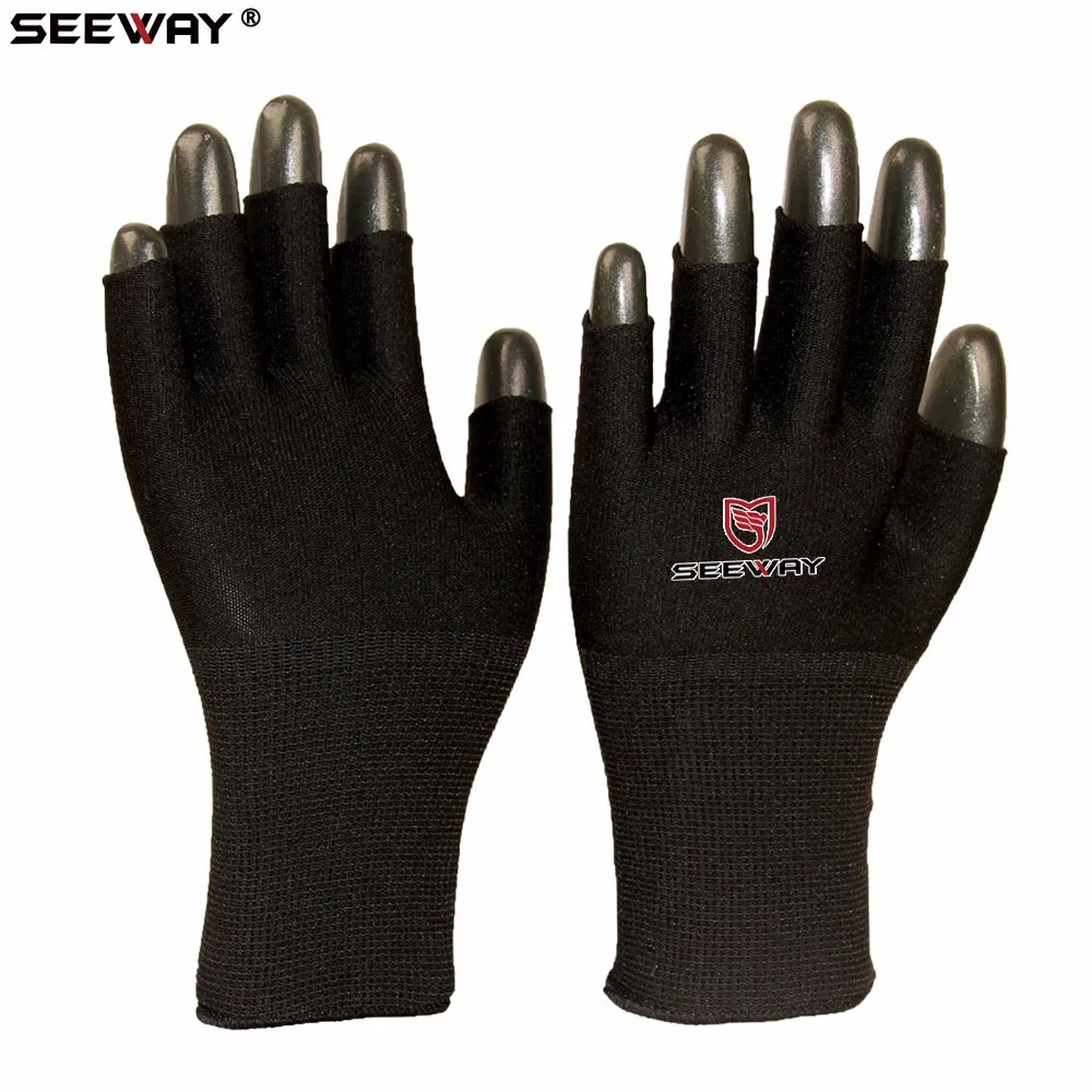 spandex fingerless gloves