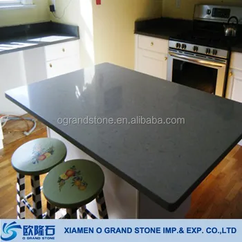 Man Made Quartz Stone Precut Kitchen Grey Countertops Man Made Quartz Stone Precut Kitchen Grey Countertops
