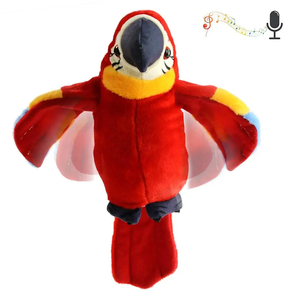 realistic stuffed parrot