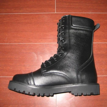 shiny army boots