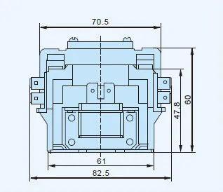 CJX9 Electrical Contactor 1P ,50Hz/60Hz,20A, 25A,30A,,24V,120V,240V,UL Approval