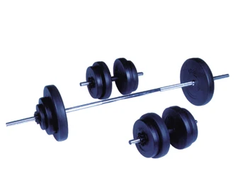 plastic barbell weights