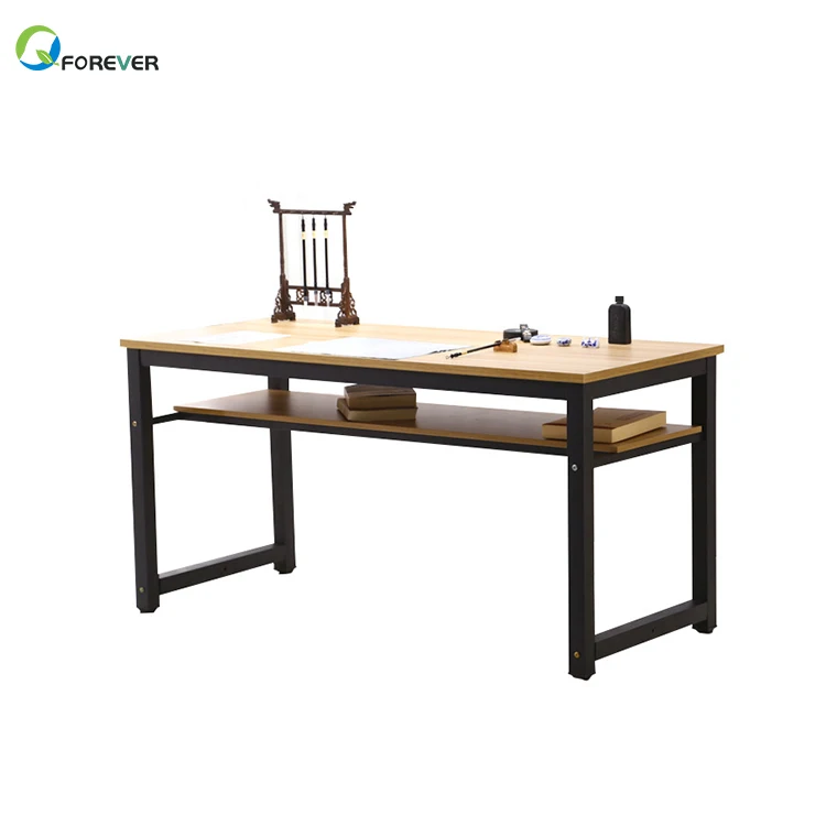 New Calligraphy Table Computer Desk Double-Layer Simple Painting Table