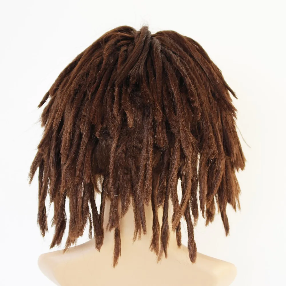 Dreads Dreadlocks Wig Hippie Hair Brown Barbarian Warrior Wig Lace Wig ...