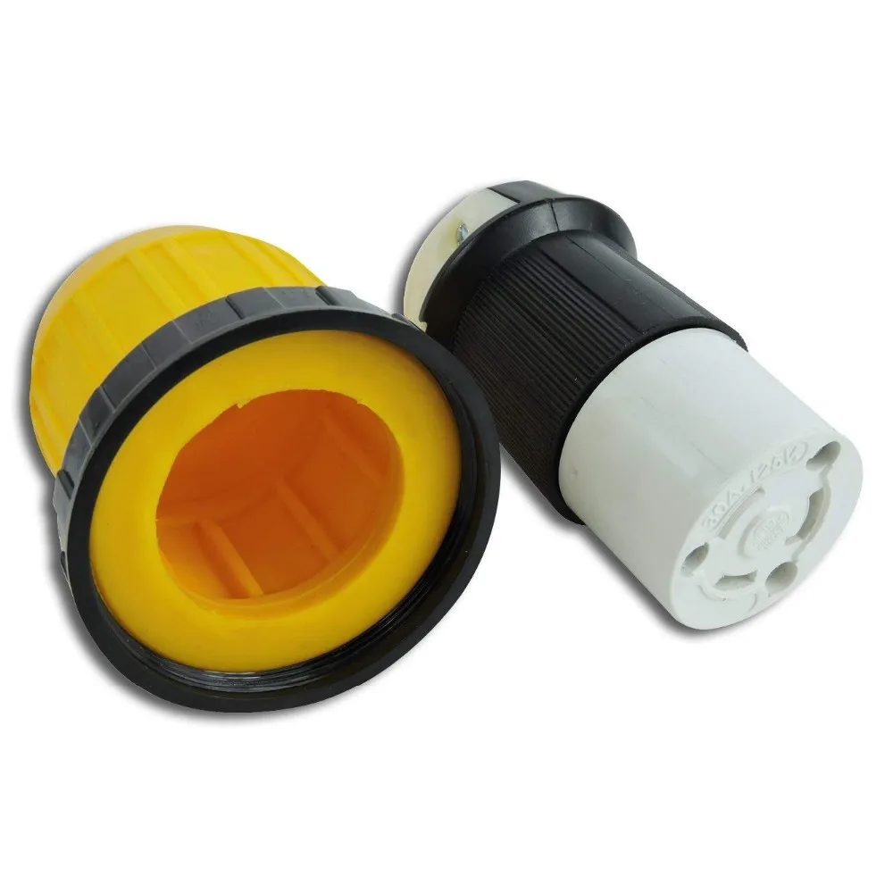 Stock In Us! 50 Amp Ss250r Rv Power Cord Twist Locking Shore Connector