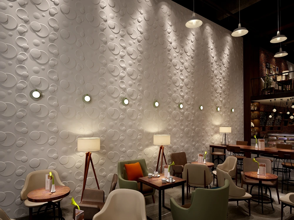 全彩色 3d 竹纤维墙板