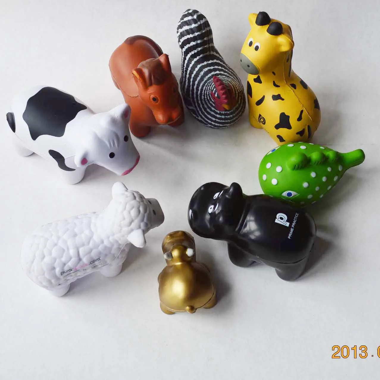 animal stress balls