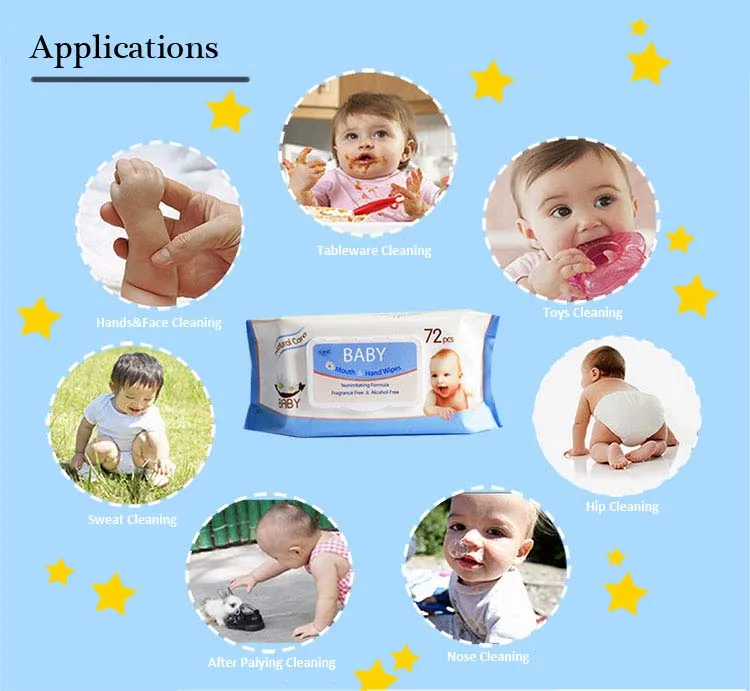 baby wipes applications