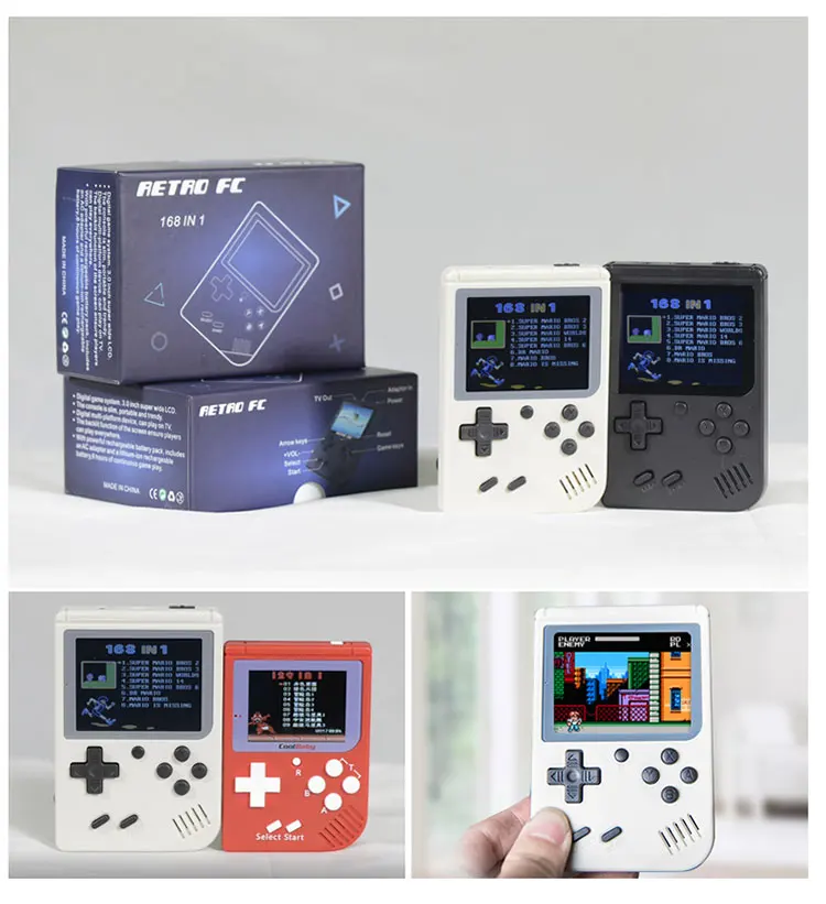 2018 New Portable Retro Pocket Video Handheld Game Console Player With ...