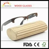 italy design hinge wood glasses half frame for wholesale