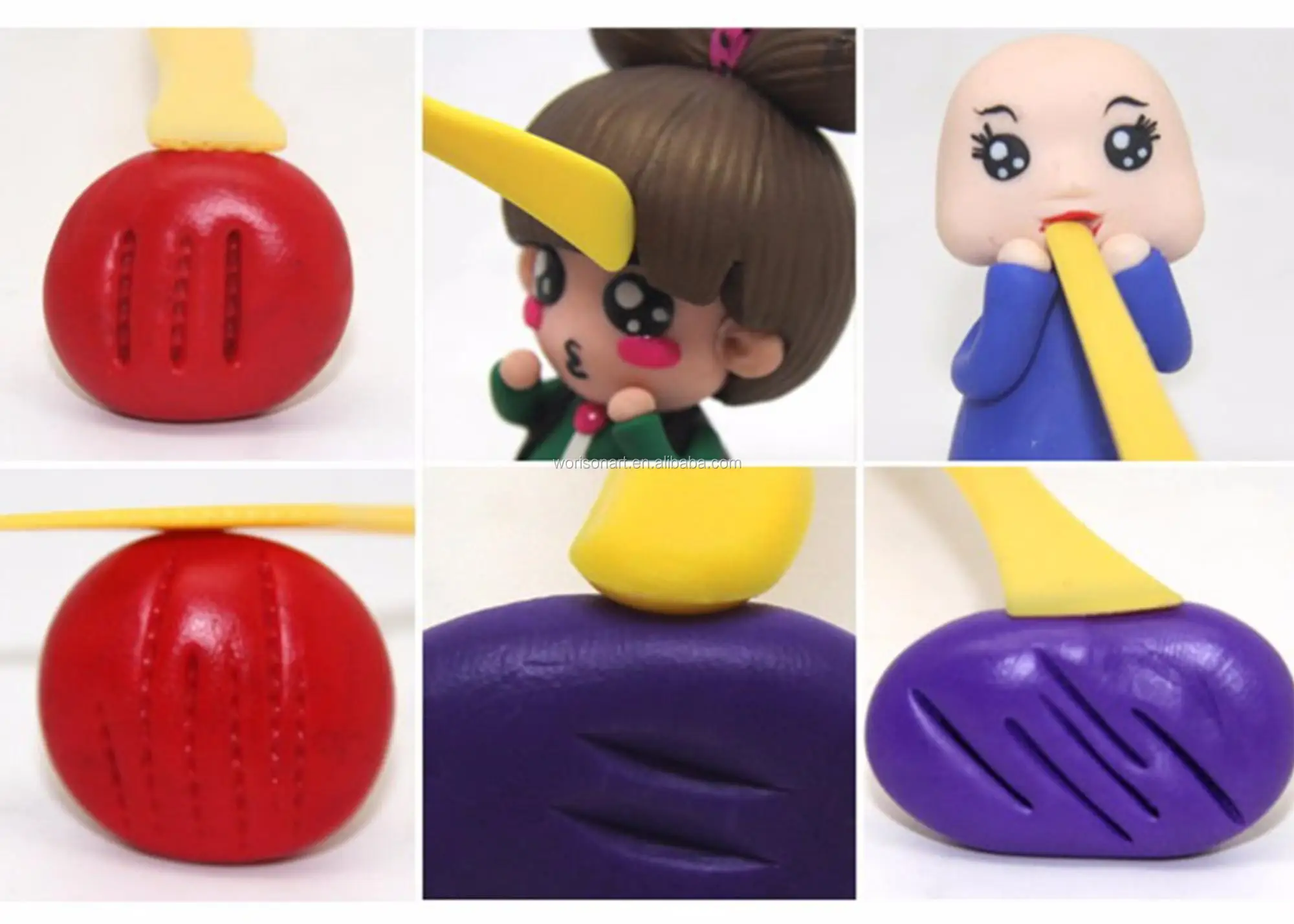 7pcs/set Wood Ceramics Carving Polymer Clay Sculpting Hand Chisel Modeling Making Woodworking