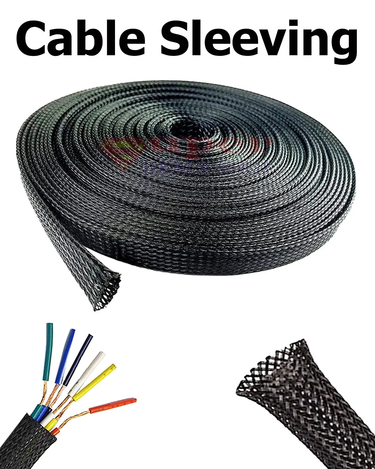 Buy 1/2 Expandable Wire Cable Sleeving Expandable Braided Sleeving