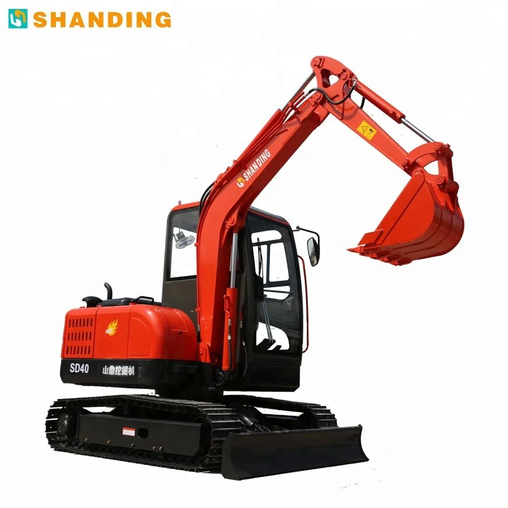 Sd40b Excavator Big Bucket Lower Fuel Consumption Construction Farm Use