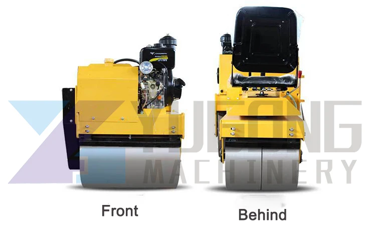 double drum new road roller price