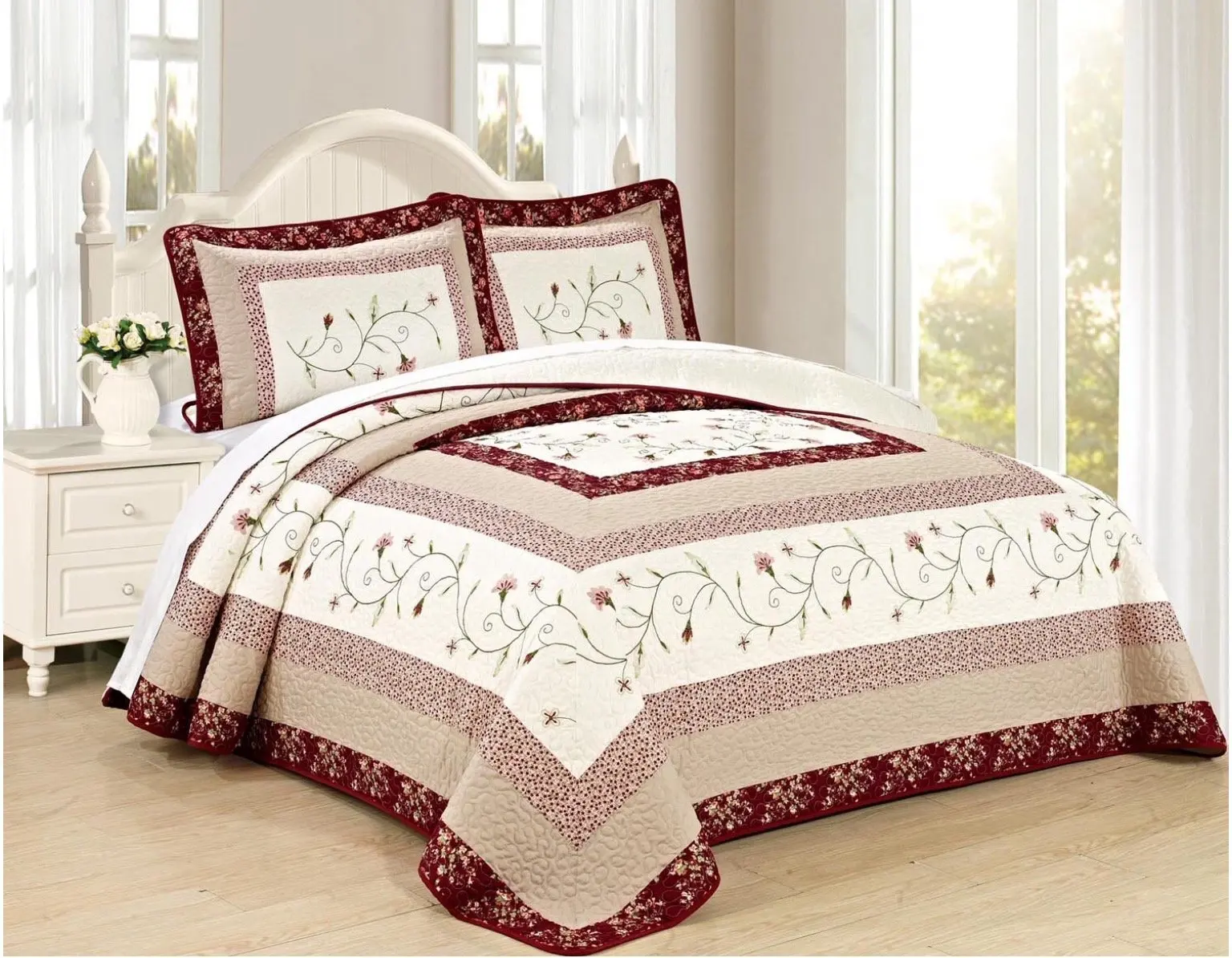 Cheap Burgundy Quilted Bedspread, find Burgundy Quilted Bedspread deals