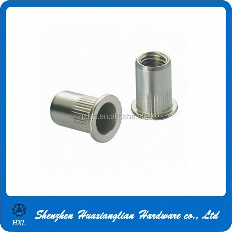 Countersunk Head Knurled Body Internal Threaded Rivet Nut Buy