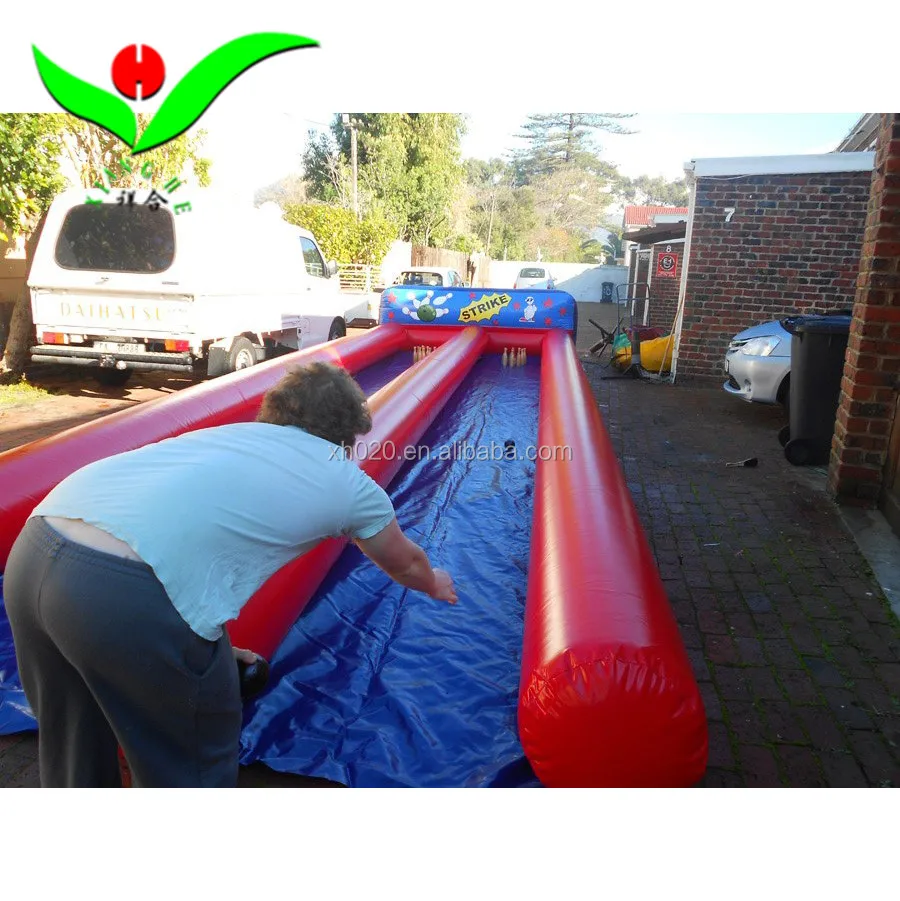 Slide Bowling - Fun for Kids and Adults in Outdoor Games