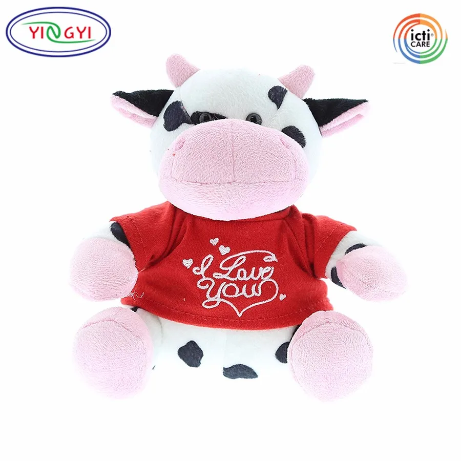 pink cow stuffed animal