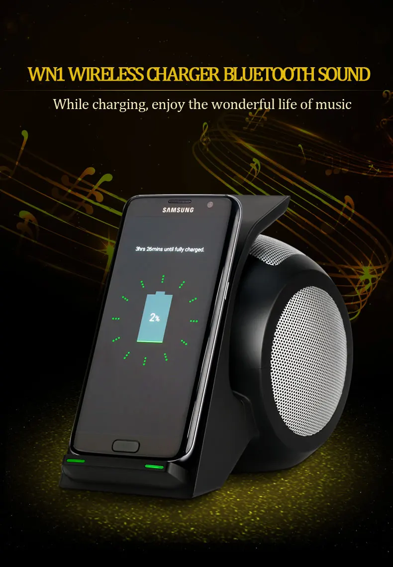 Design For Young Wireless Speaker Charger Outdoor Buy Speaker Charger