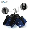 Sakura Printing Pattern Black Coating UV Protecting Auto Open And Close Folding Umbrella