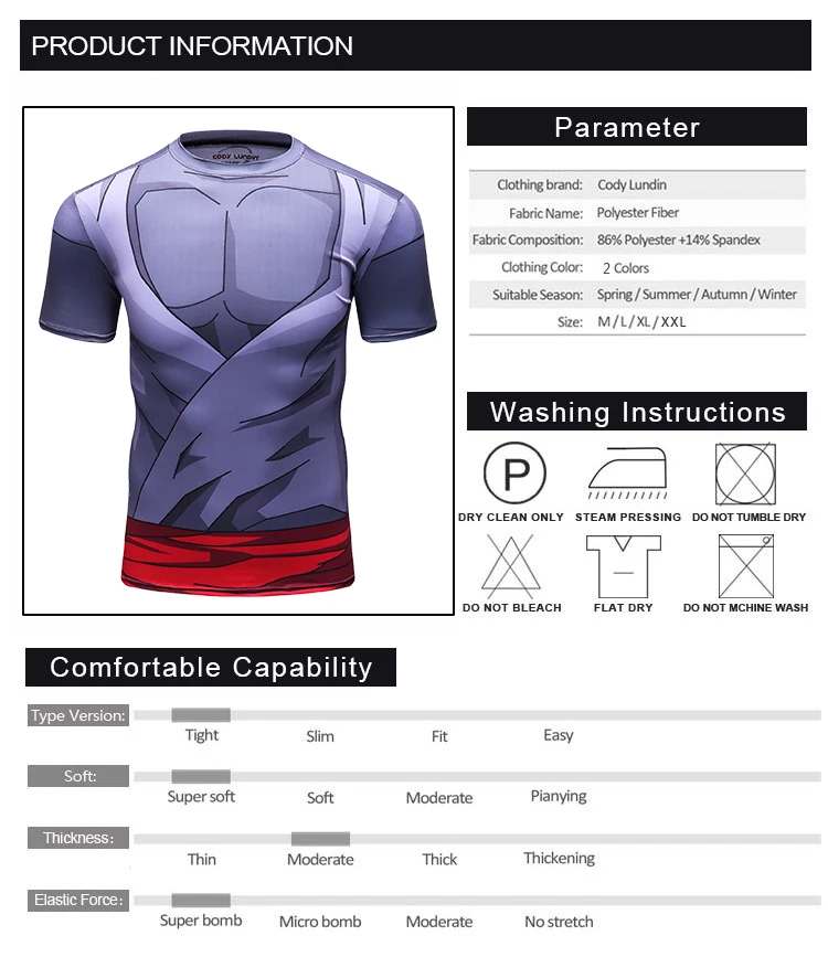 New Series Dragon Ball Z Workout T Shirt Men Casual Anime Sublimation Sportswear