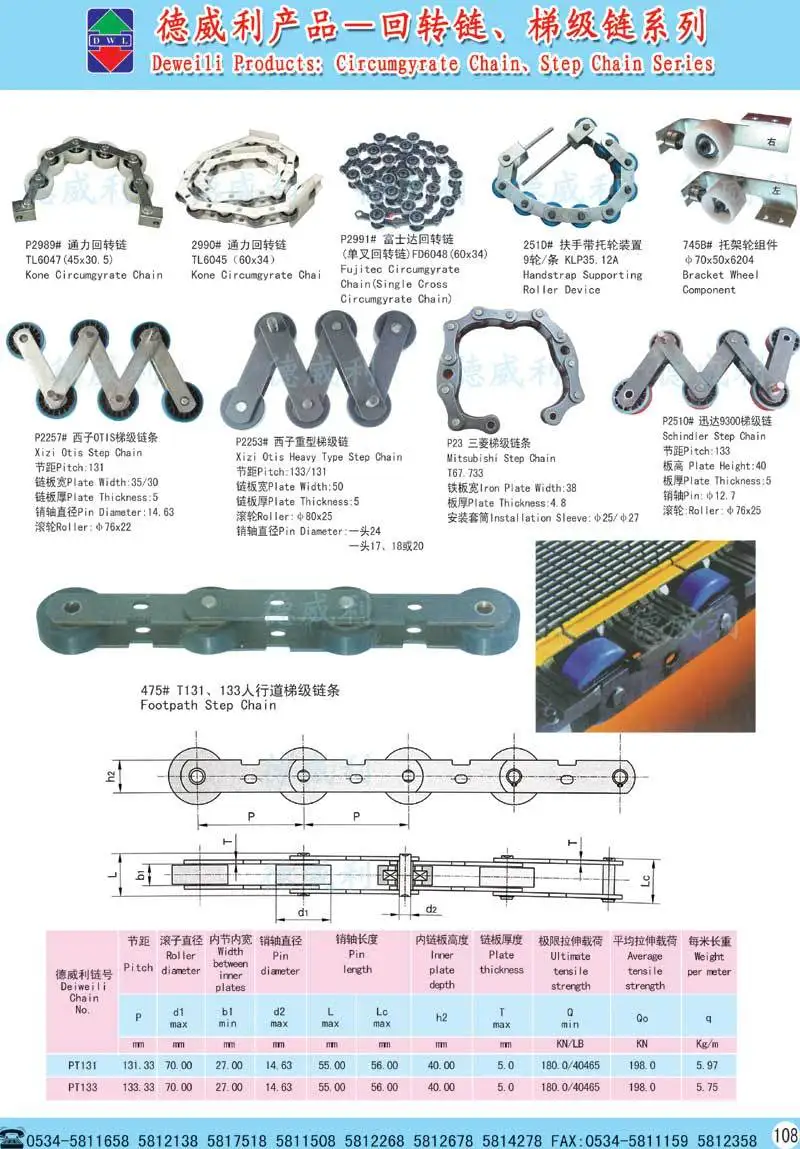Reversing Chain Kone NEK-US520386