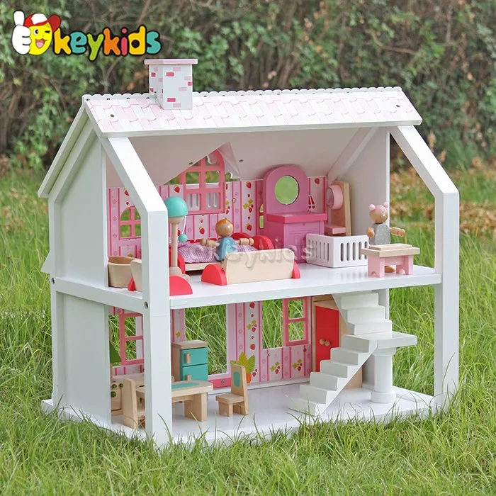 kids wooden dollhouse