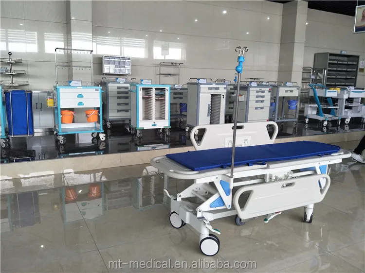 Hospital critical Hydraulic transport emergency stretchers patient transport emergency recovery trolley stretcher