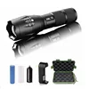 Wholesale waterproof 10W XM-L T6 Zoomable 5 Modes Rechargeable LED Torch Flashlight,Tactical Flashlight