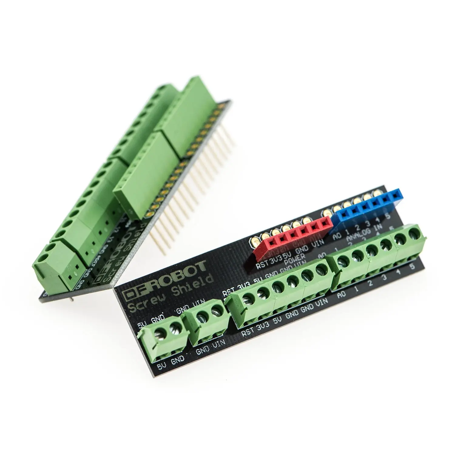 Angelelec DIY Open Sources Arduino, Screw Shield Terminal Expansion Board (Arduino Compatible), The Board Can Magically Extend Terminal for Arduino Controller. Can Superimposed Other Expansion Boards