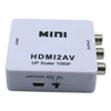 White Full HD Mini HDMI to av convert adapter cable best buy 1080P