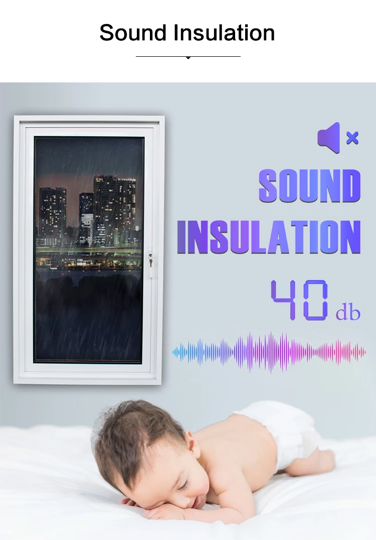2016 New product sound insulation pvc /alu sliding glass window roller office interior sliding window